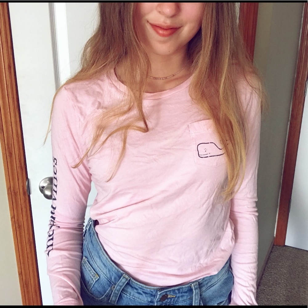 Vineyard Vines Pink Long Sleeve